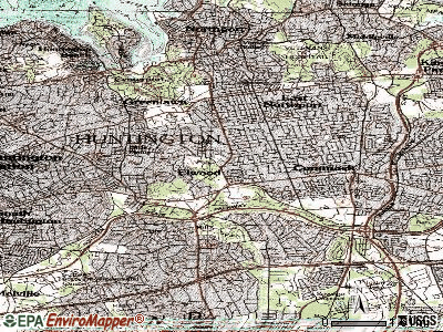 Elwood topographic map