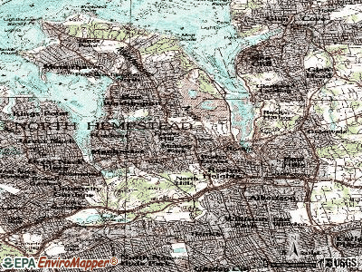 Flower Hill topographic map