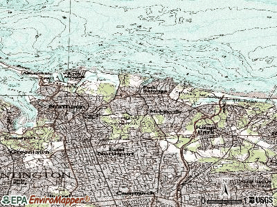 Franklin Square topographic map