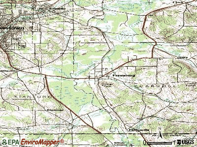 Frewsburg topographic map