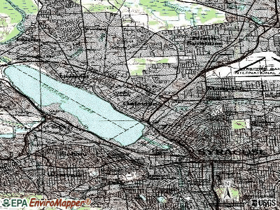 Galeville topographic map