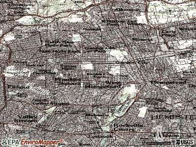 Garden City South topographic map