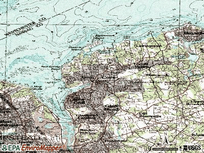 Glen Cove topographic map