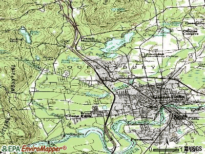 Glens Falls North topographic map