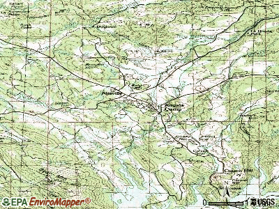 Angels City topographic map