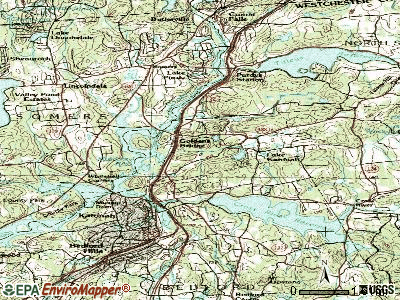 Golden's Bridge topographic map