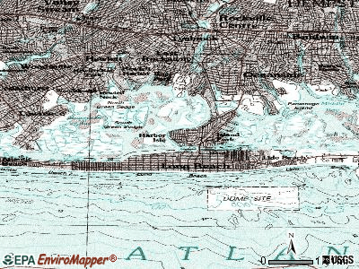 Harbor Isle topographic map