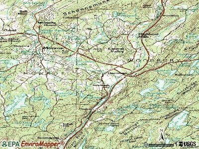 Harriman topographic map