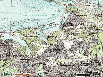 Head of the Harbor topographic map
