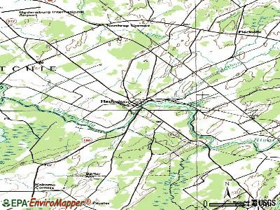 Heuvelton topographic map