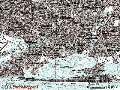 Hewlett topographic map