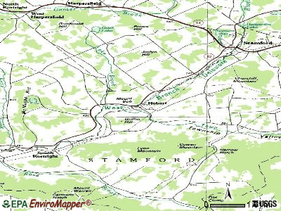 Hobart topographic map