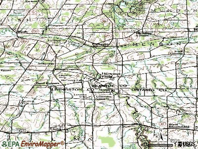 Honeoye Falls topographic map