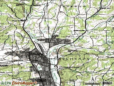 Horseheads North topographic map