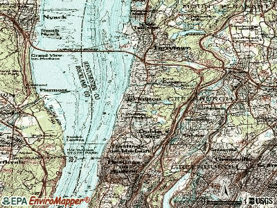 Irvington topographic map