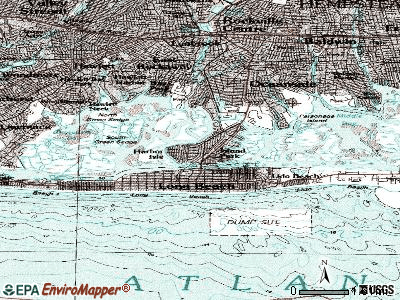 Island Park topographic map