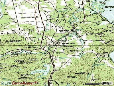 Keeseville topographic map