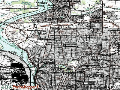 Kenmore topographic map