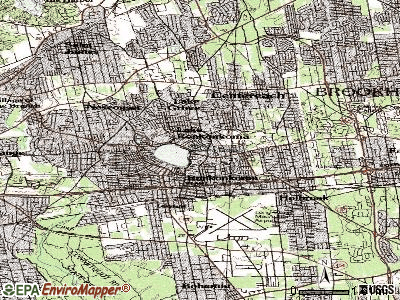 Lake Ronkonkoma topographic map