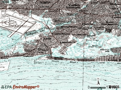 Lawrence topographic map