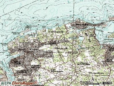 Locust Valley topographic map