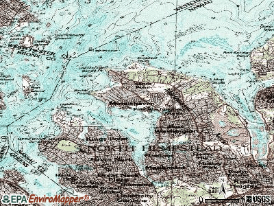 Manorhaven topographic map