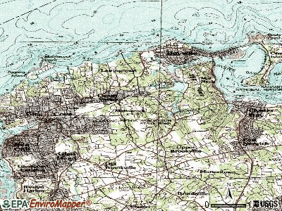 Matinecock topographic map