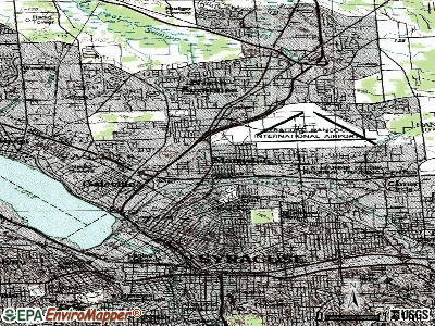 Mattydale topographic map