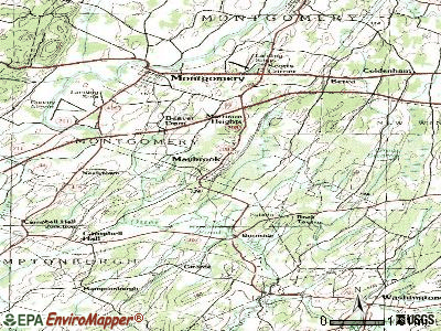 Maybrook topographic map