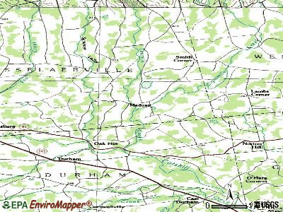 Medusa topographic map
