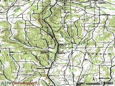 Millport topographic map
