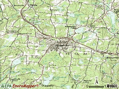 Monticello topographic map