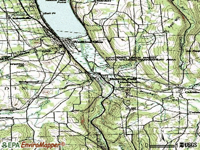 Montour Falls topographic map