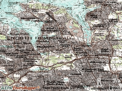 Munsey Park topographic map
