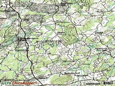 Myers Corner topographic map