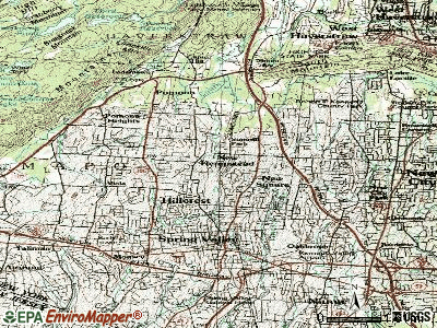 New Hempstead topographic map