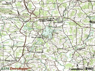 Niverville topographic map
