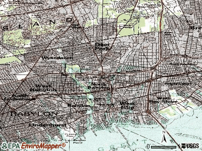 North Babylon topographic map