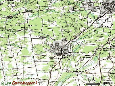 North Ballston Spa topographic map
