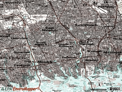 North Bellmore topographic map