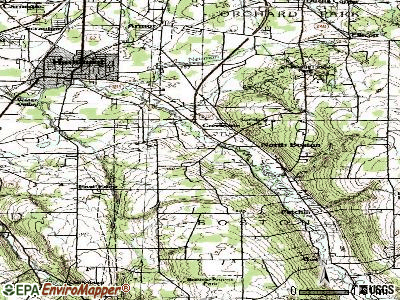 North Boston topographic map
