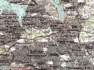 North Great River topographic map