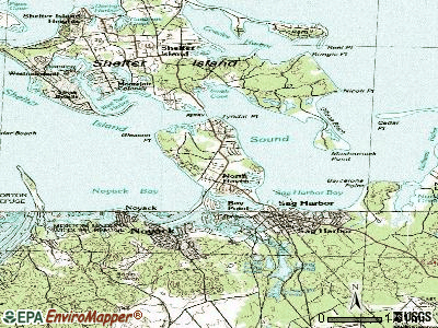 North Haven topographic map