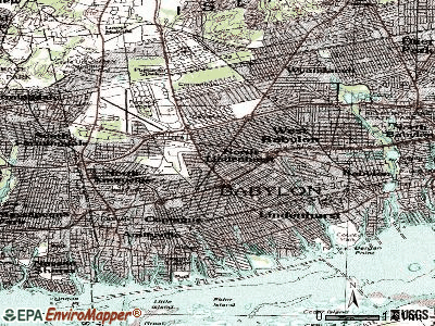 North Lindenhurst topographic map
