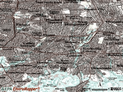 North Lynbrook topographic map