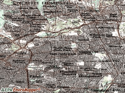 North New Hyde Park topographic map