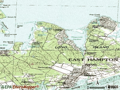 Northwest Harbor topographic map