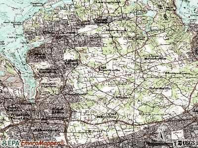 Olcott topographic map