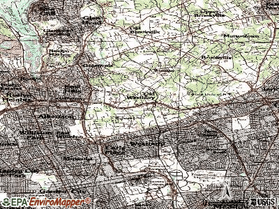 Old Westbury topographic map