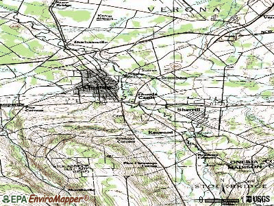 Oneida Castle topographic map